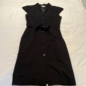 Classic EUC Calvin Klein black dress, sz 10, work ready, so versatile! Y2K style